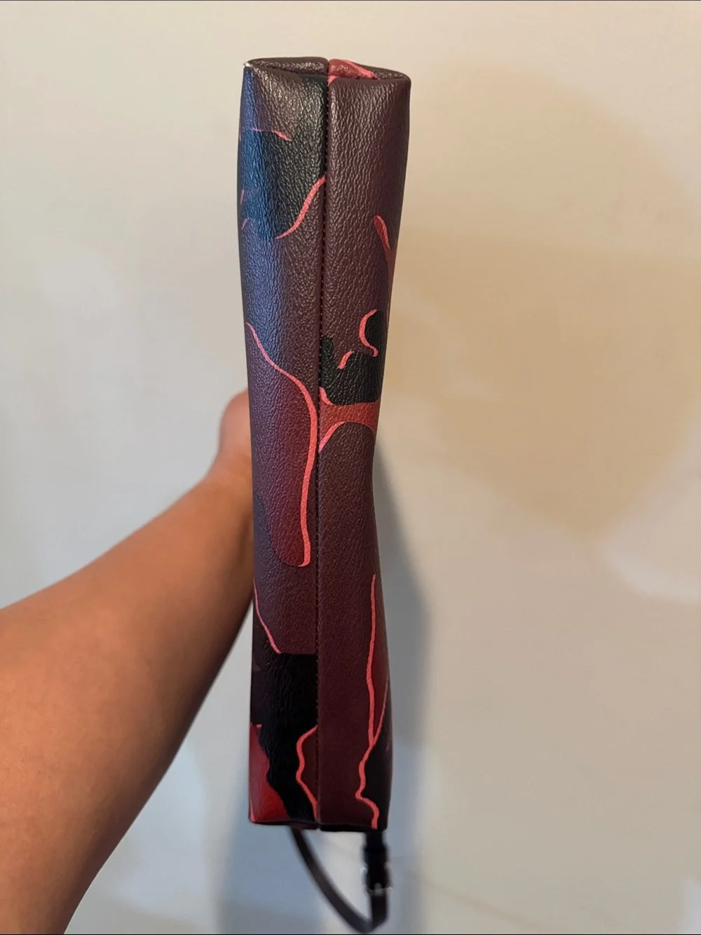 Coach Red & Black Camo Crossbody Bag